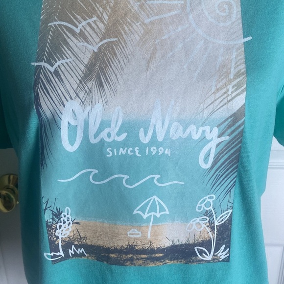 Old Navy Women’s Mint Green Graphic Tee sz L NWT - Picture 3 of 6